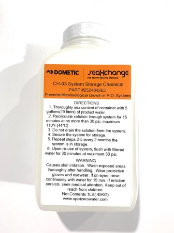 Preservative & Storage Chemical Solution