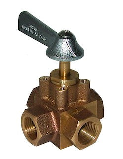 4-WAY FUEL VALVE (FV) $120.36 $60.18  Bronze, 4-Way Valve, Full Flow Selector